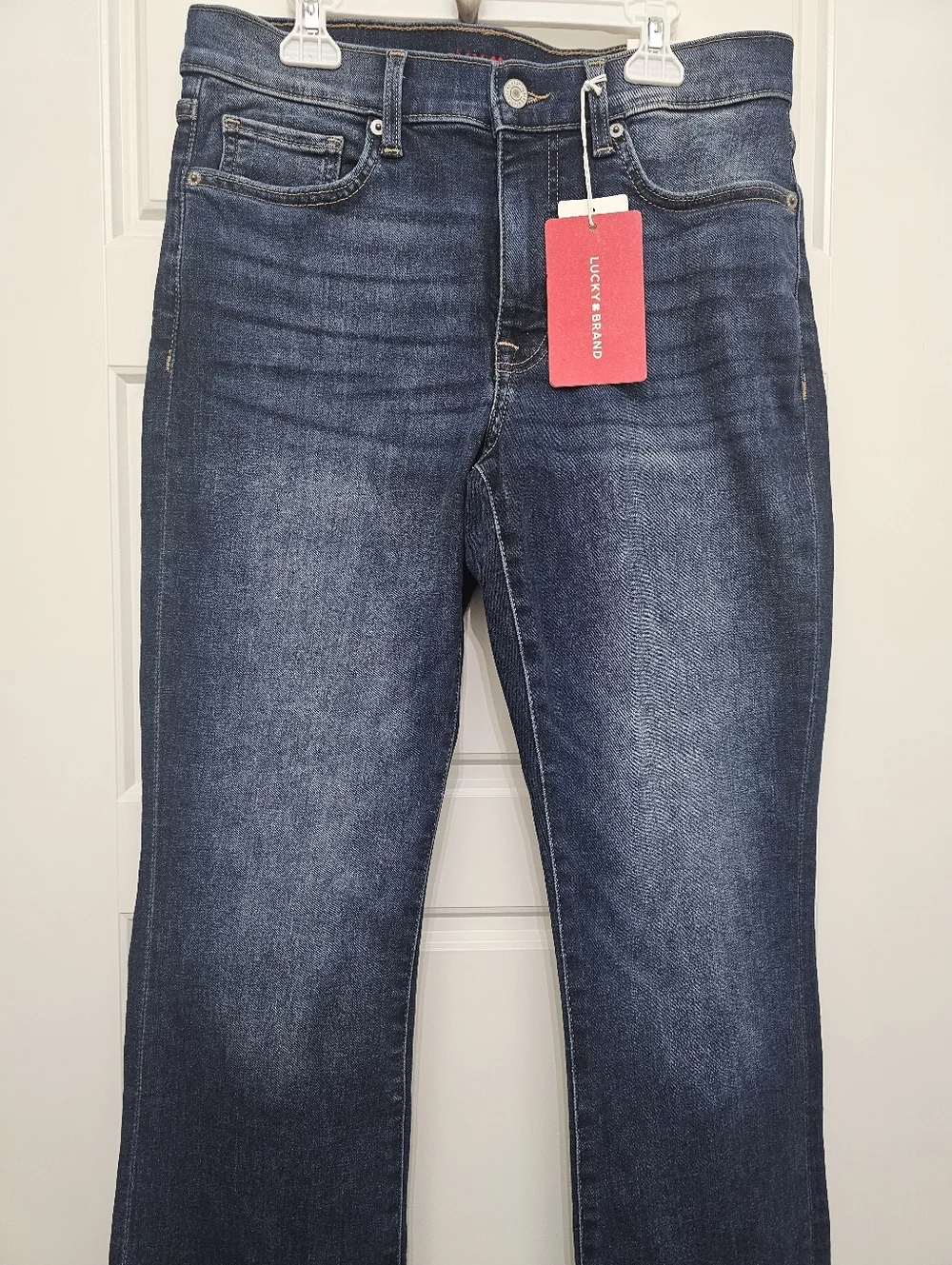 Lucky Brand Women's Medium-Dark Blue High Rise Mini Boot. Size 6/28 A - Picture 2 of 10